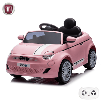 Fiat 500e Elektryczny Samochód Dziecięcy z Pilotem - Różowy