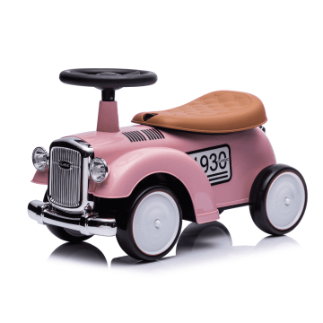 Klasyczny samochód na pedały z 1930 roku dla dzieci - różowy