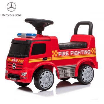 Mercedes Antos Straż Pożarna Jeździk Pchacz - Czerwony